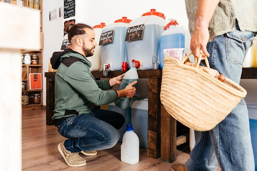 Distributeur de savon écologique